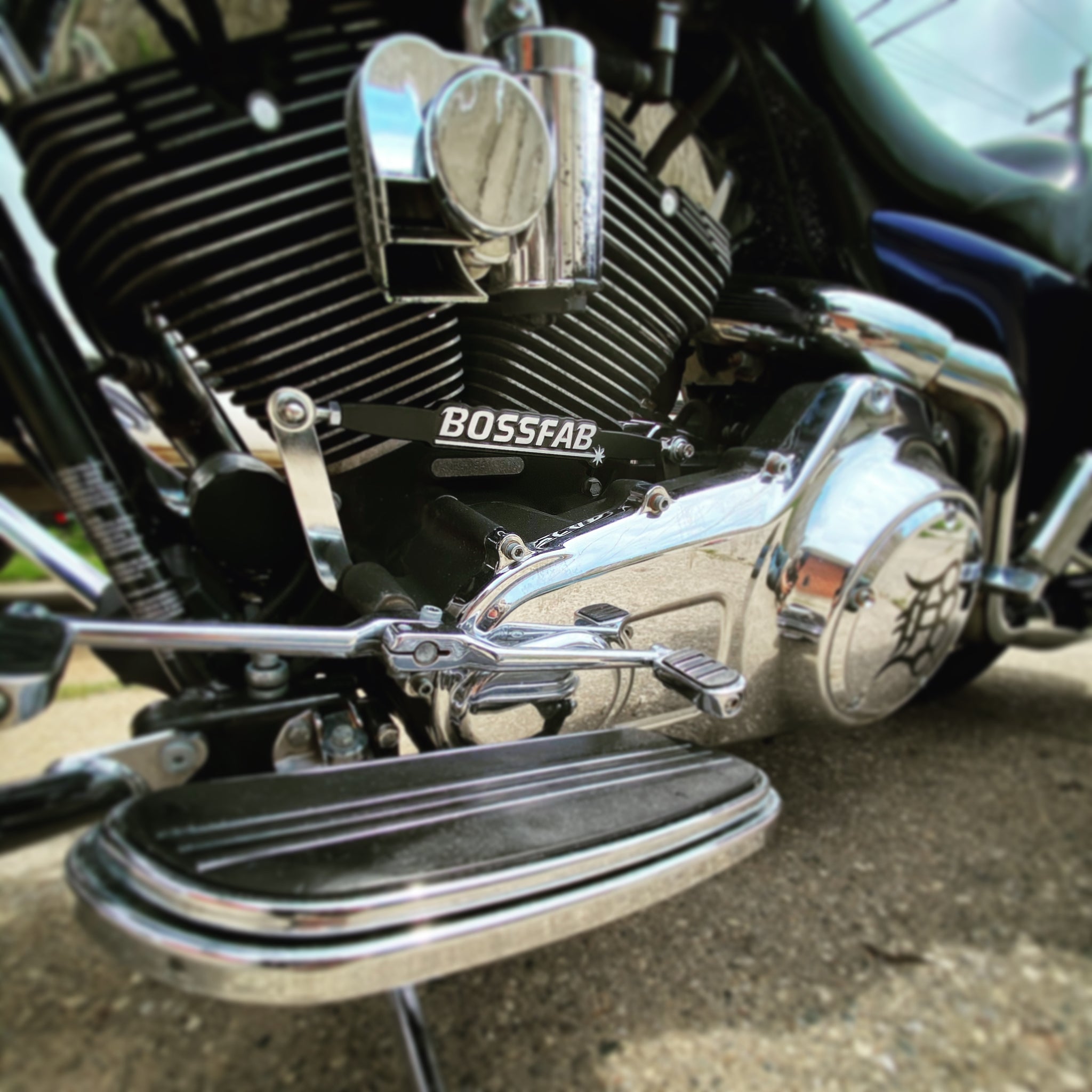 Harley shift on sale linkage custom